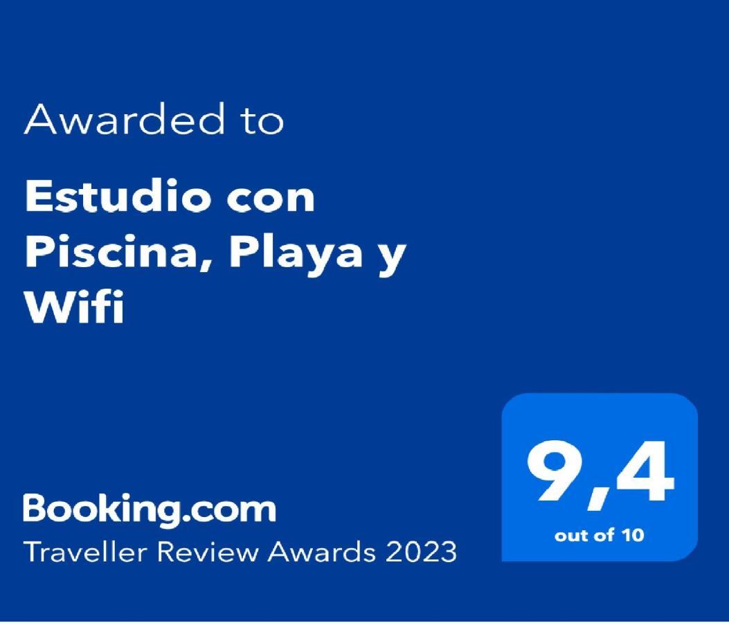 Estudio Con Piscina, Playa Y Wifi دينايا المظهر الخارجي الصورة
