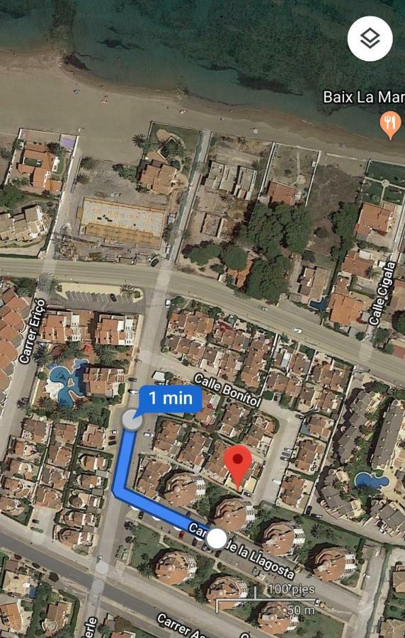 Estudio Con Piscina, Playa Y Wifi دينايا المظهر الخارجي الصورة